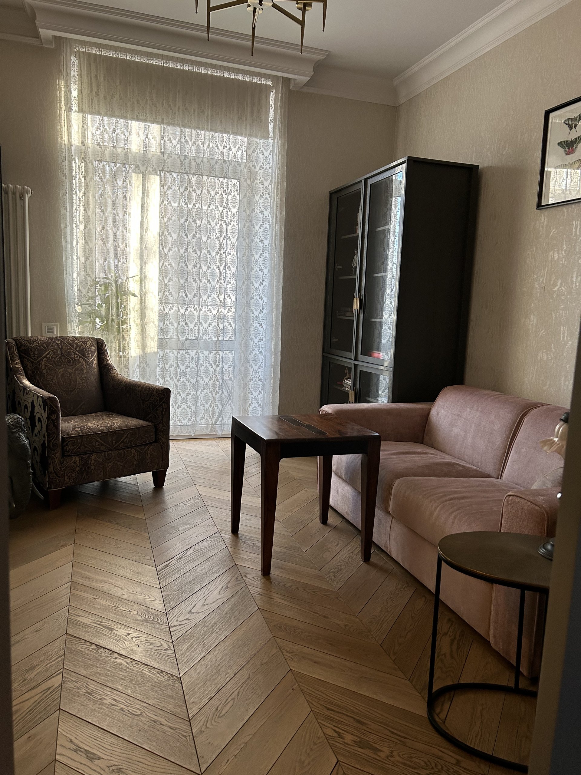 З-х комнатная квартира с дизайнерским  ремонтом,  эклектика, фото 18
