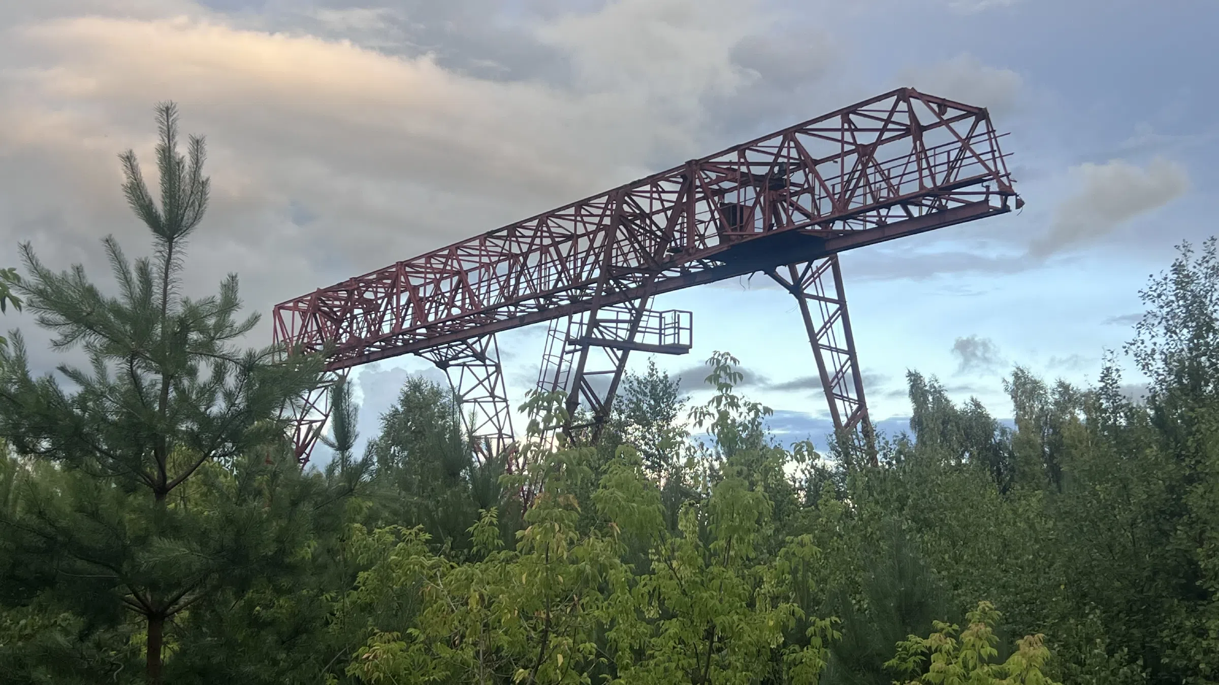 Краны на лесопилке, фото 21
