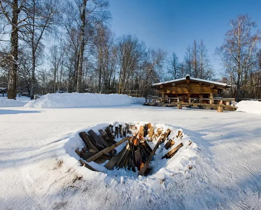 Брусовая дача с каминами, фото 15