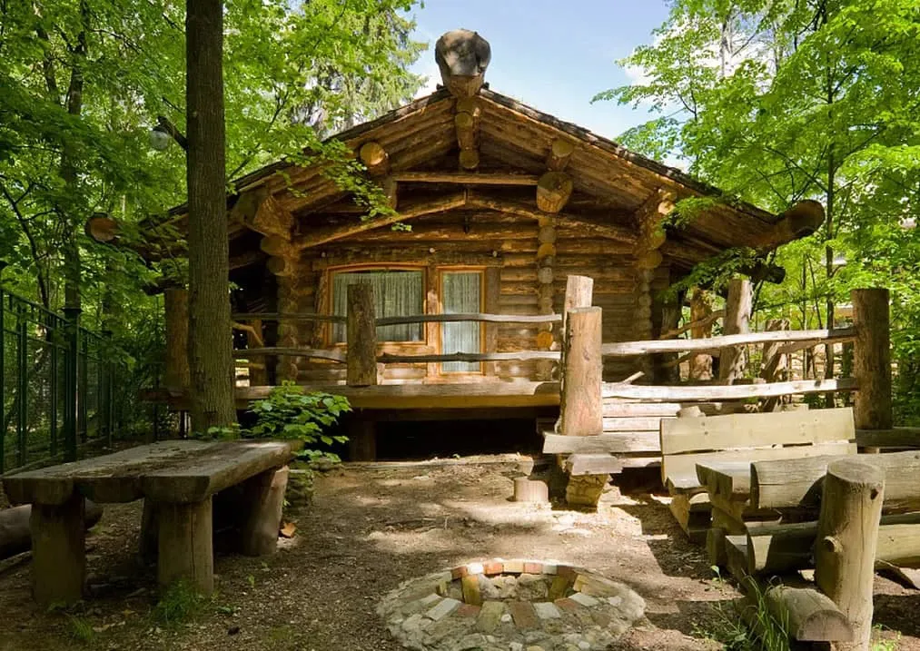Брусовая дача с каминами, фото 19