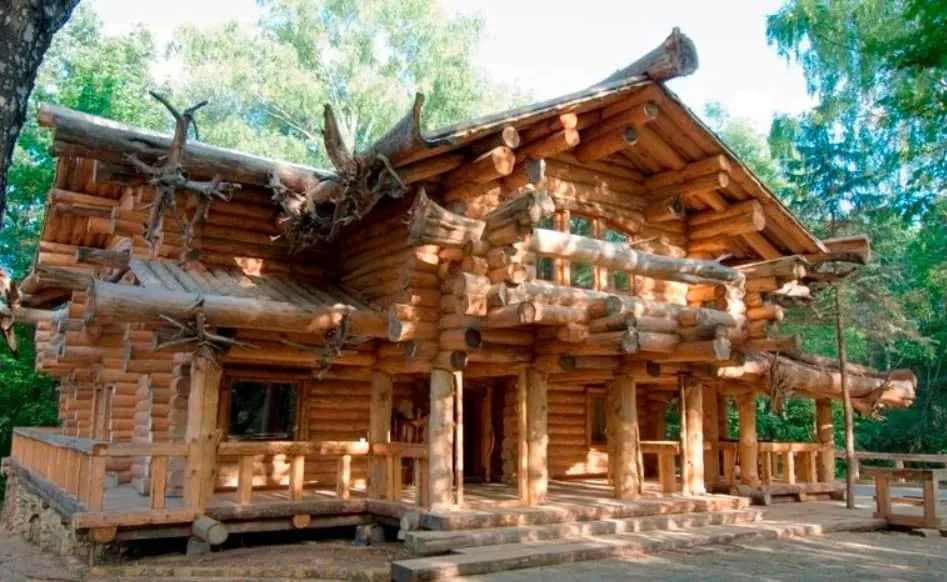 Брусовая дача с каминами, фото 18