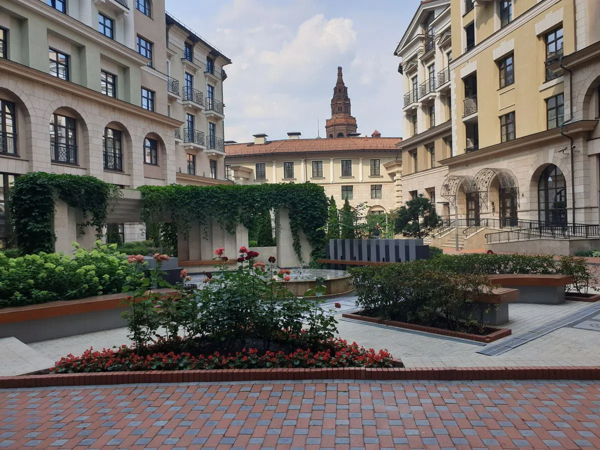 Светлая современная квартира с камином , фото 15