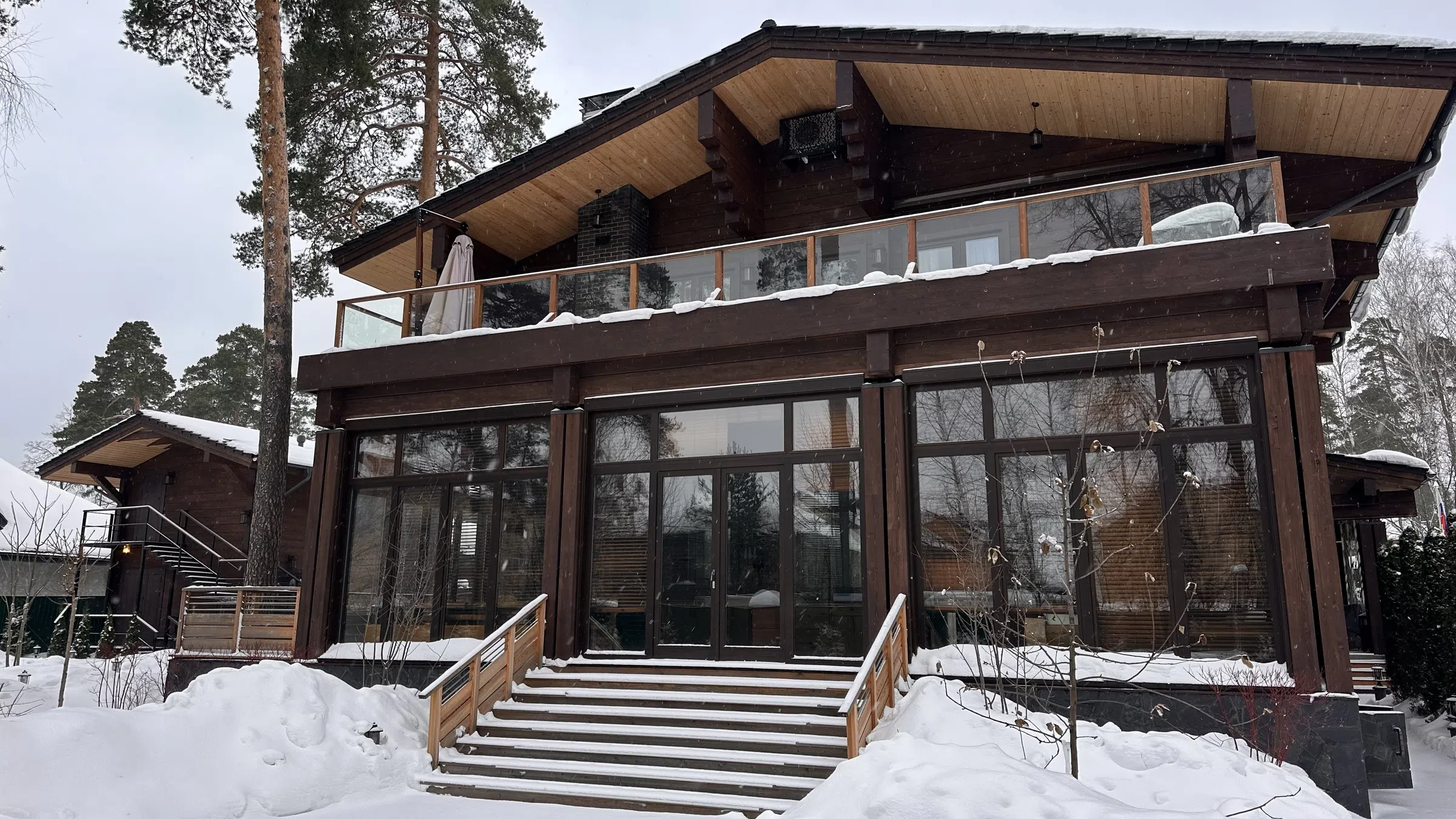 Современный дом из бруса , фото 10