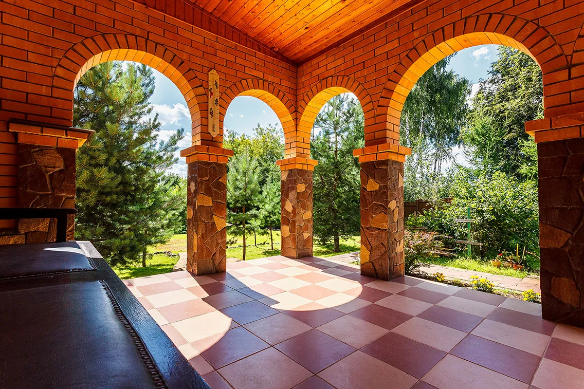 Кирпичный дом с арками, фото 6