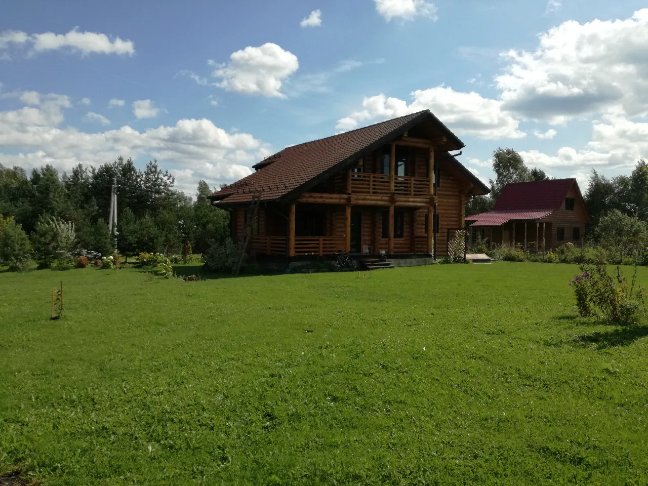 Большой сруб с террасой, фото 2