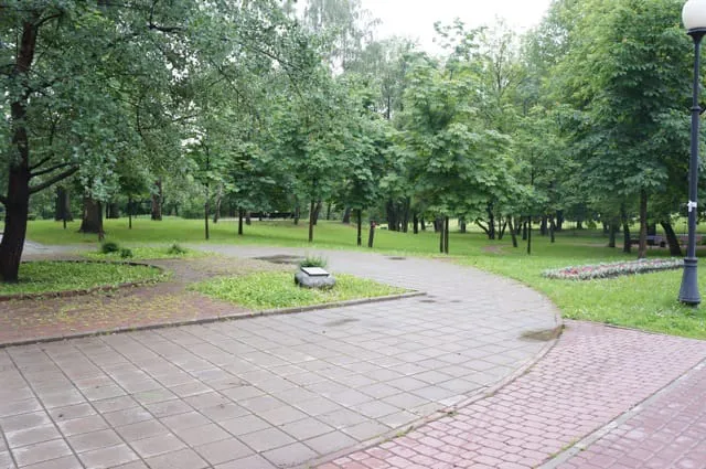 Парк с прудом и лестницей, фото 16