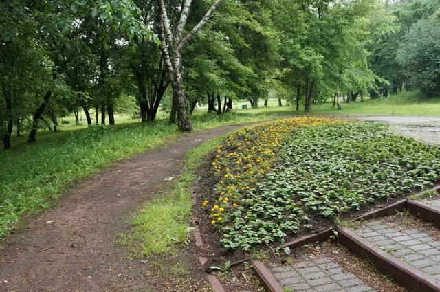 Парк с прудом и лестницей, фото 14