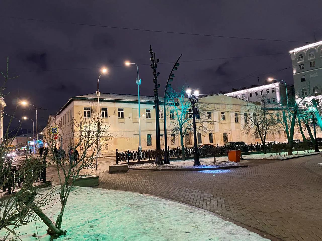 Городской парк в огнях, фото 9