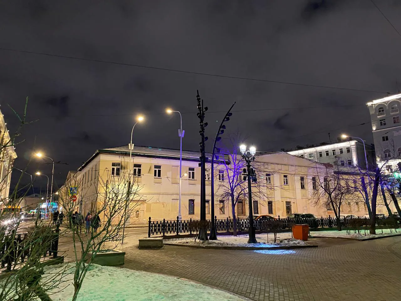 Городской парк в огнях, фото 8