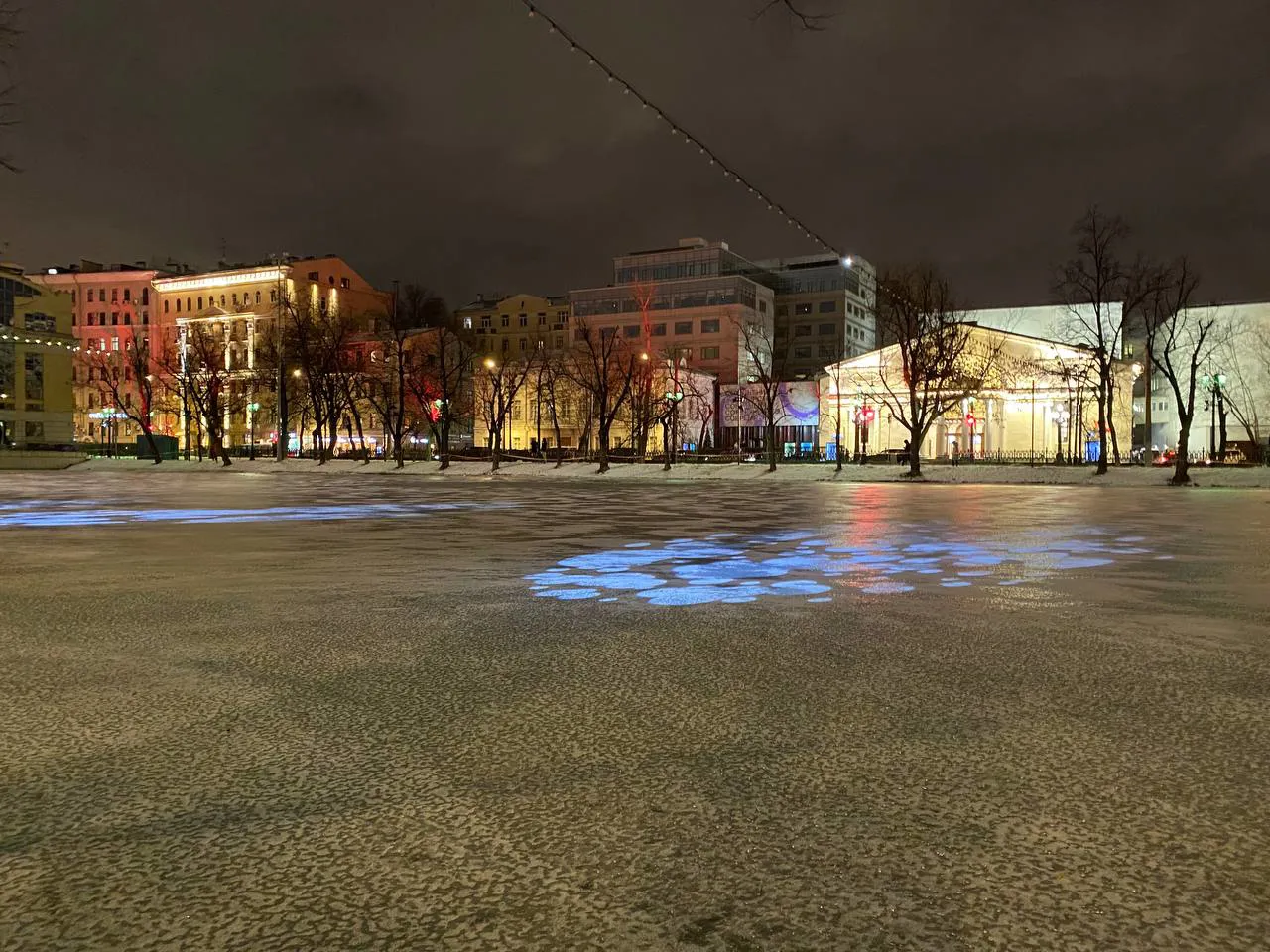 Городской парк в огнях, фото 23