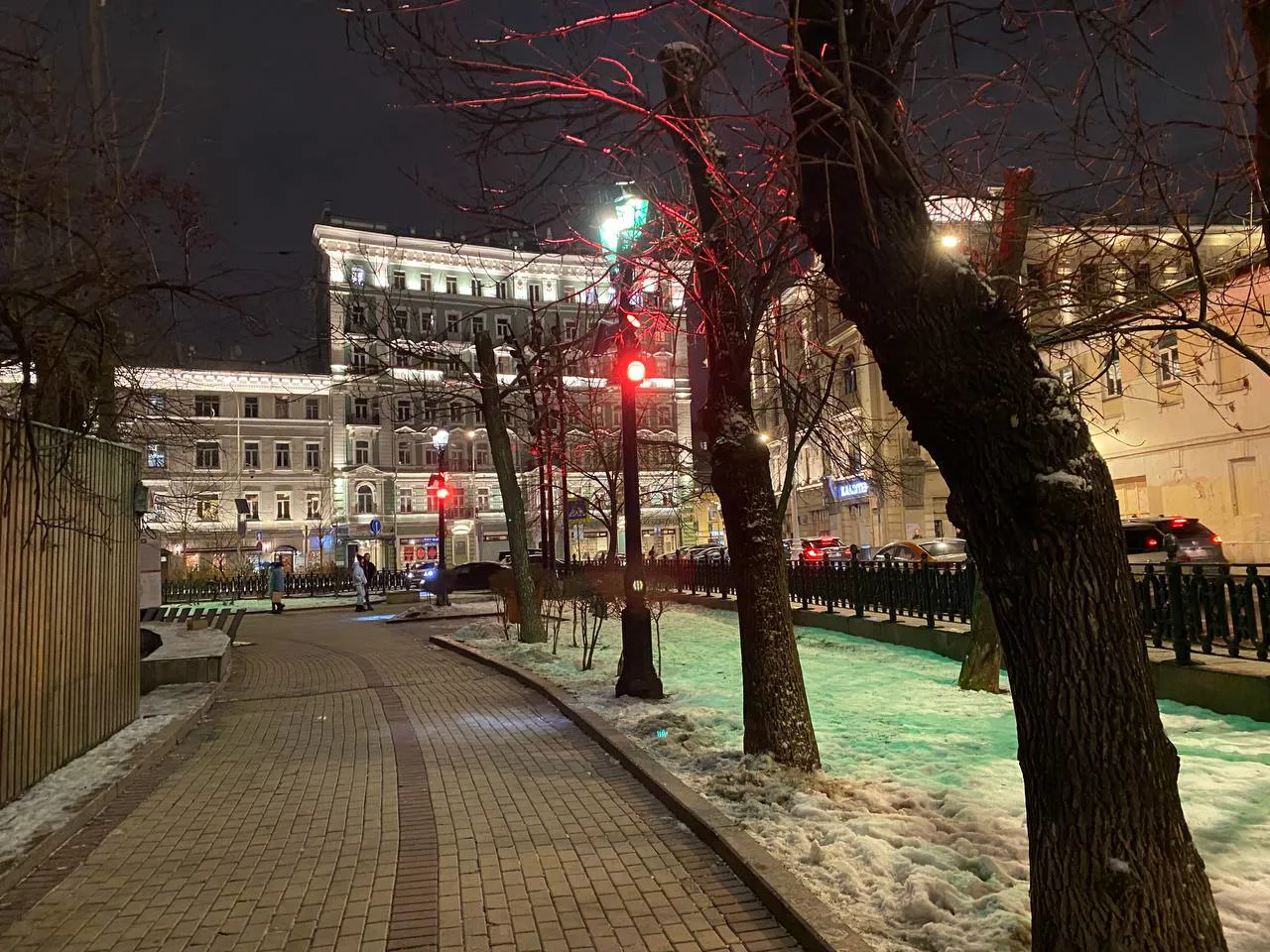 Городской парк в огнях, фото 13