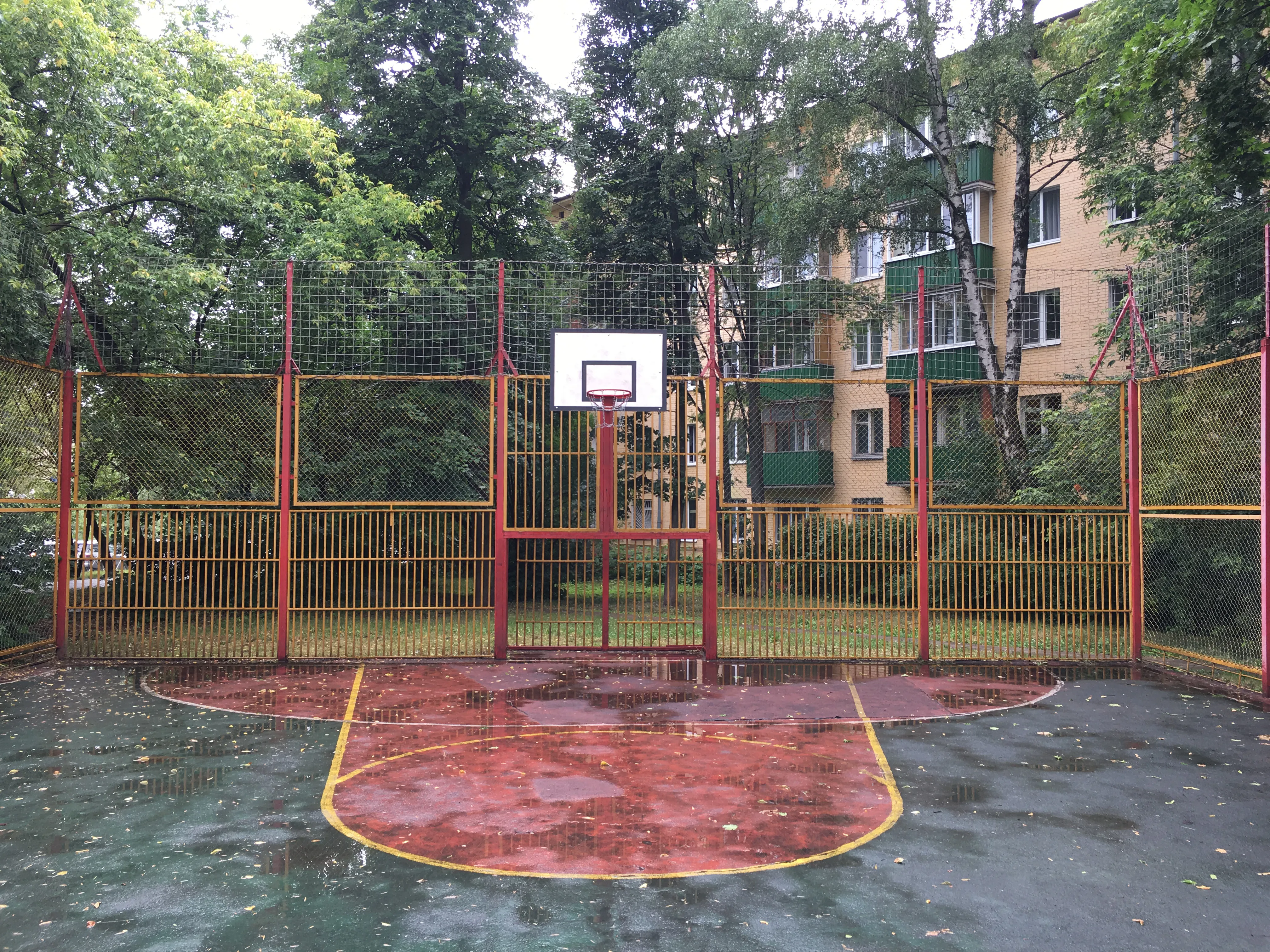 Баскетбольная площадка в парке, фото 3