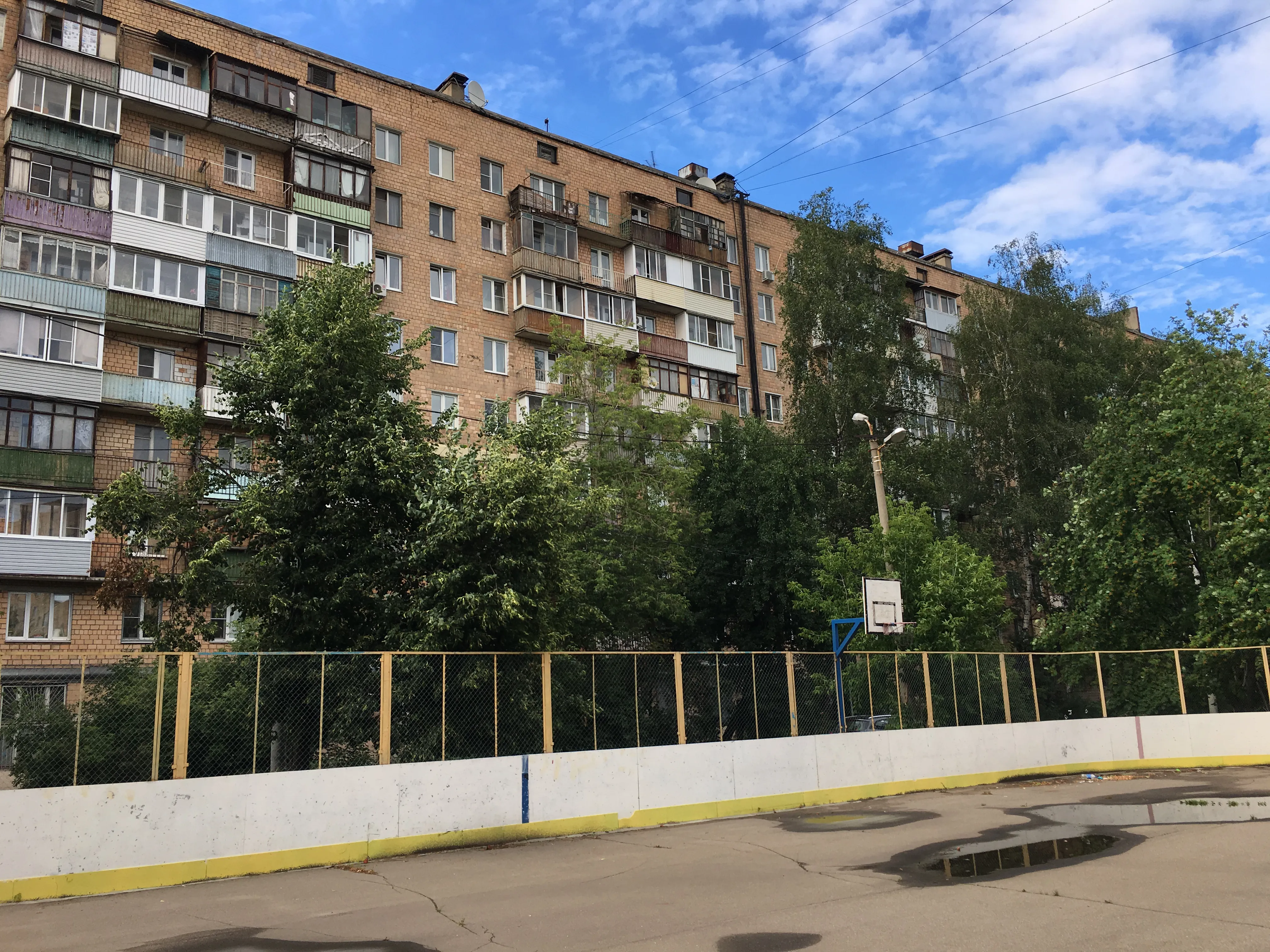 Двор с коробкой и баскетболом, фото 4