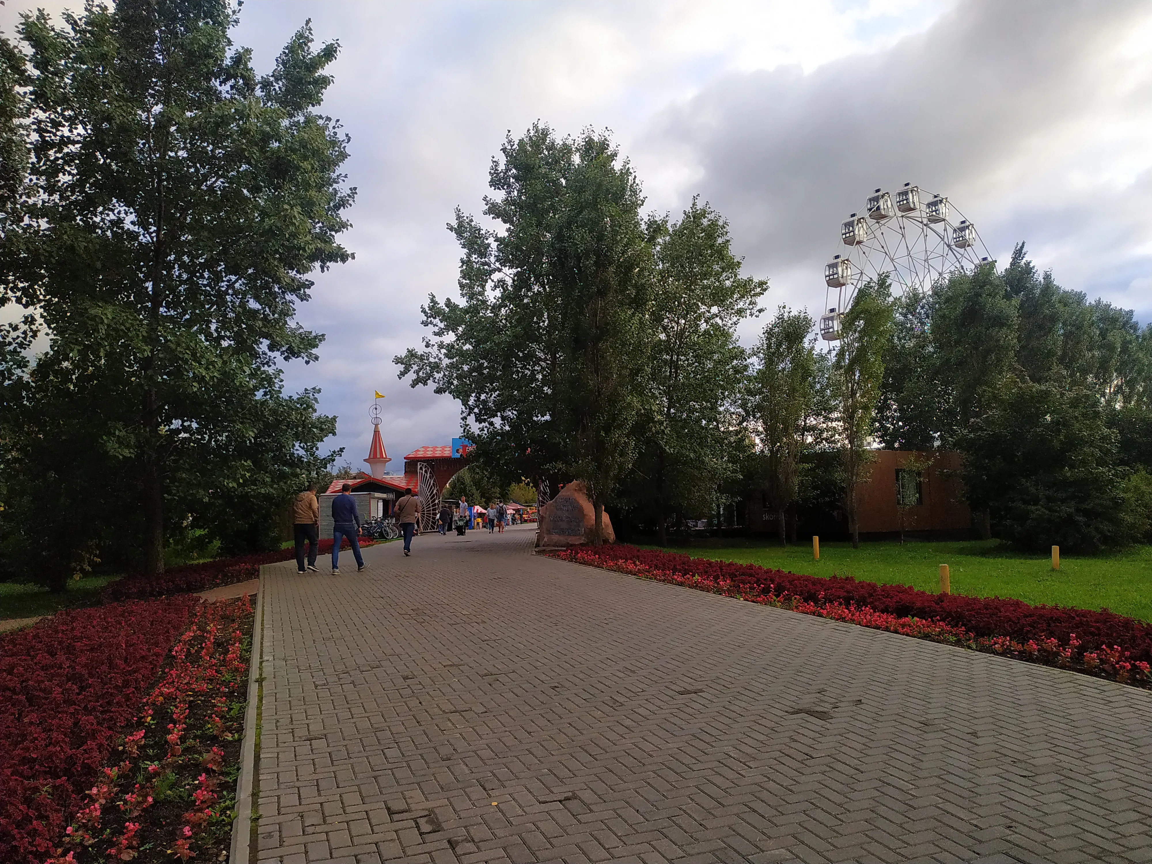 Колесо обозрения в парке, фото 10