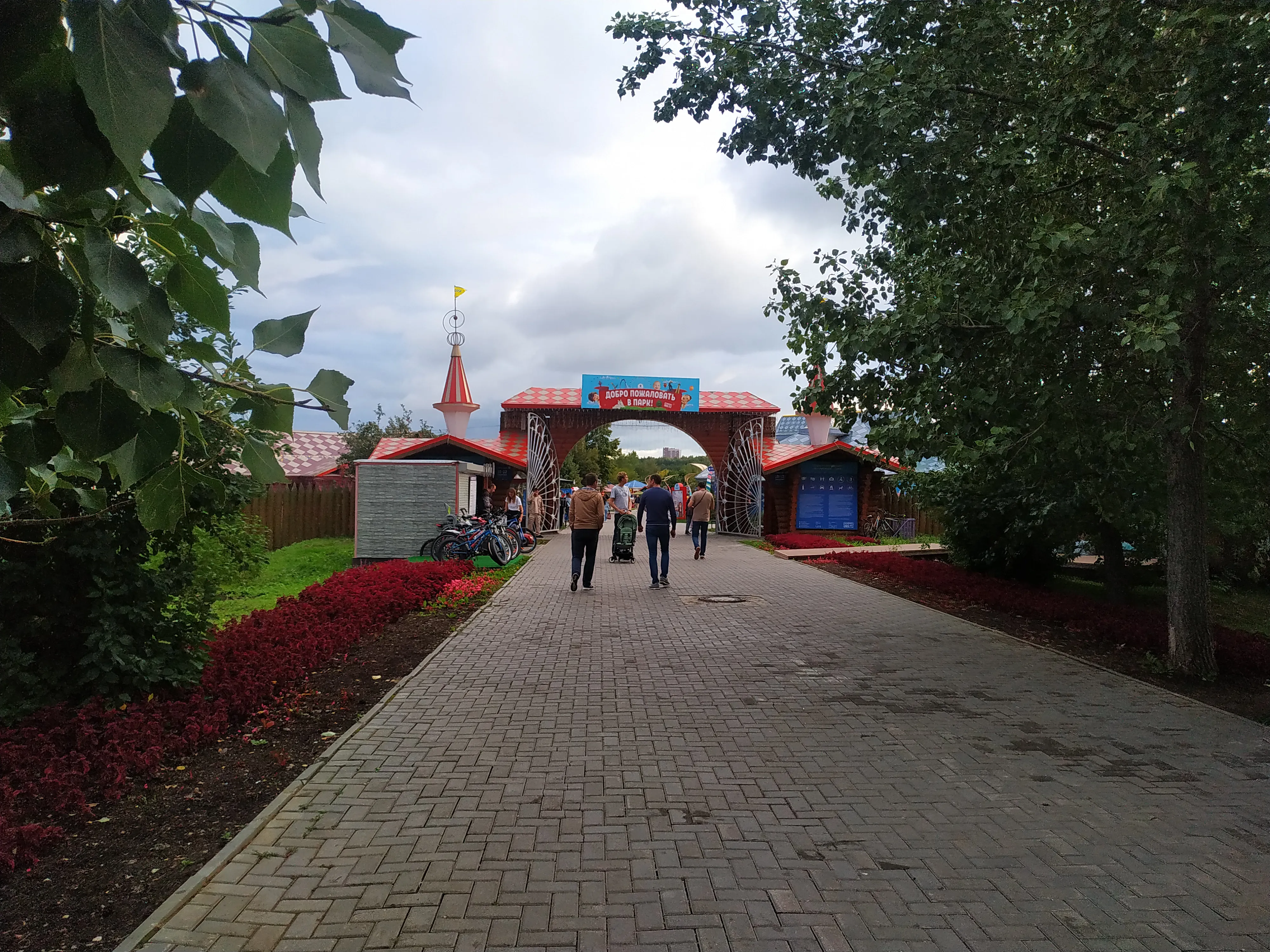 Колесо обозрения в парке, фото 11
