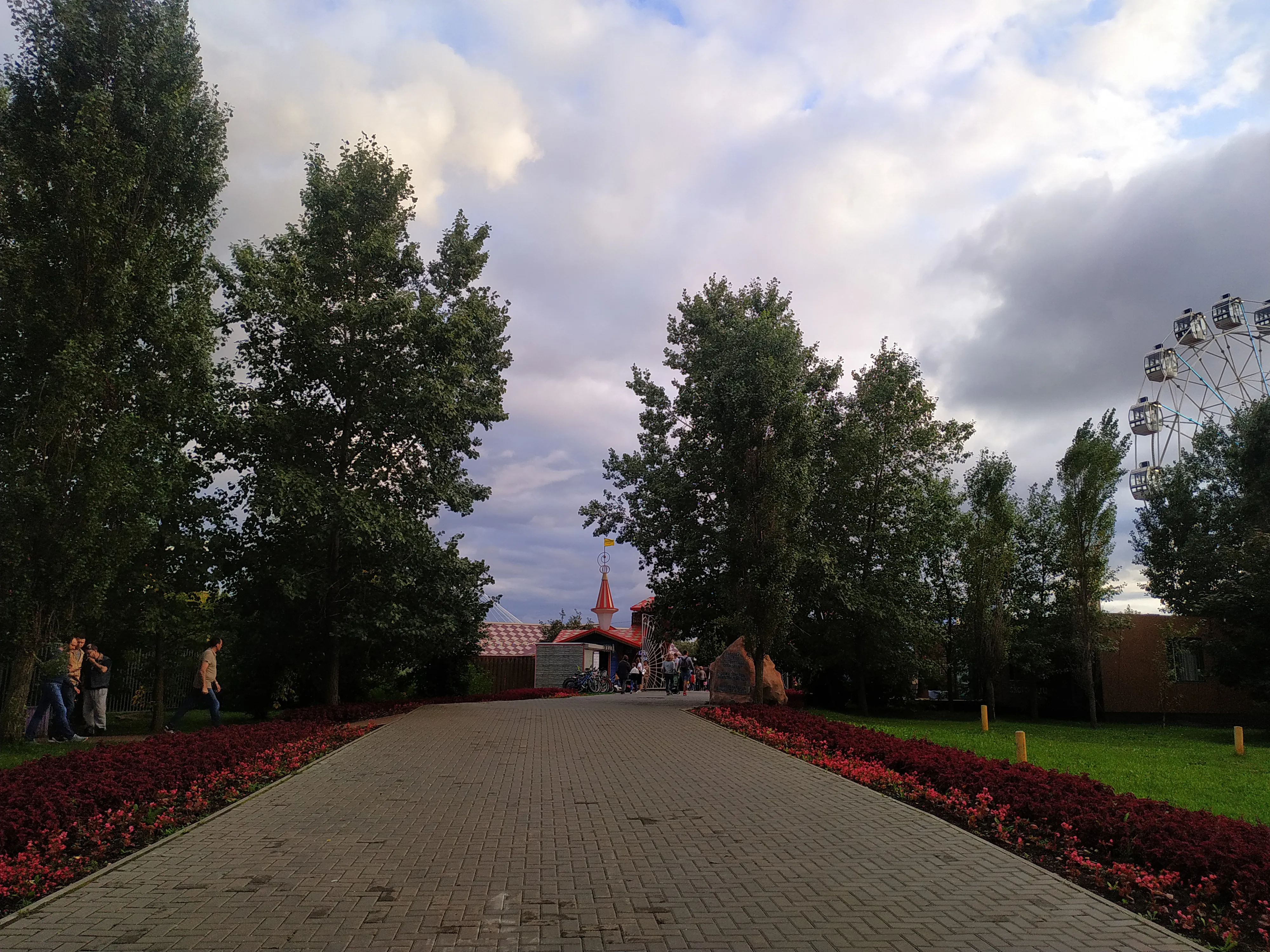 Колесо обозрения в парке, фото 9
