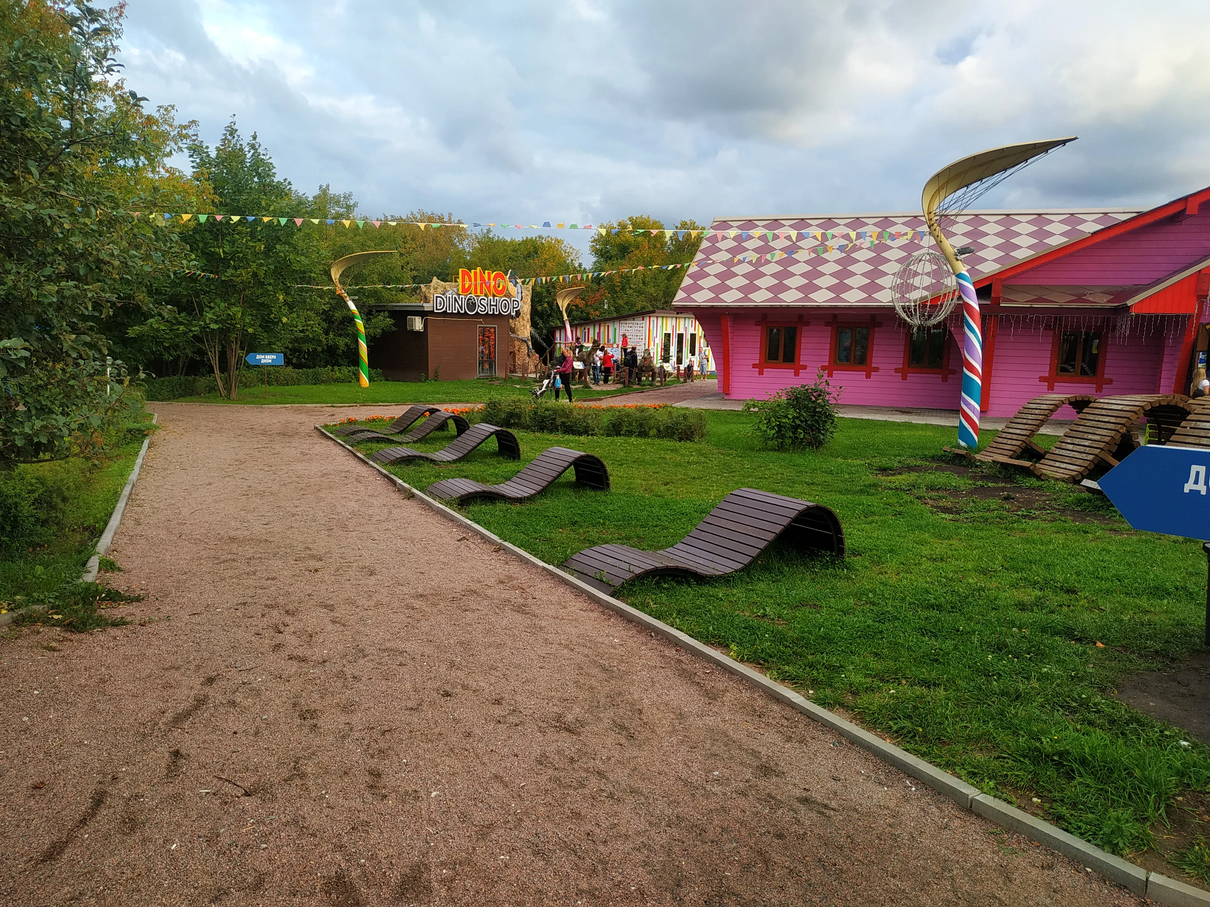 Колесо обозрения в парке, фото 12