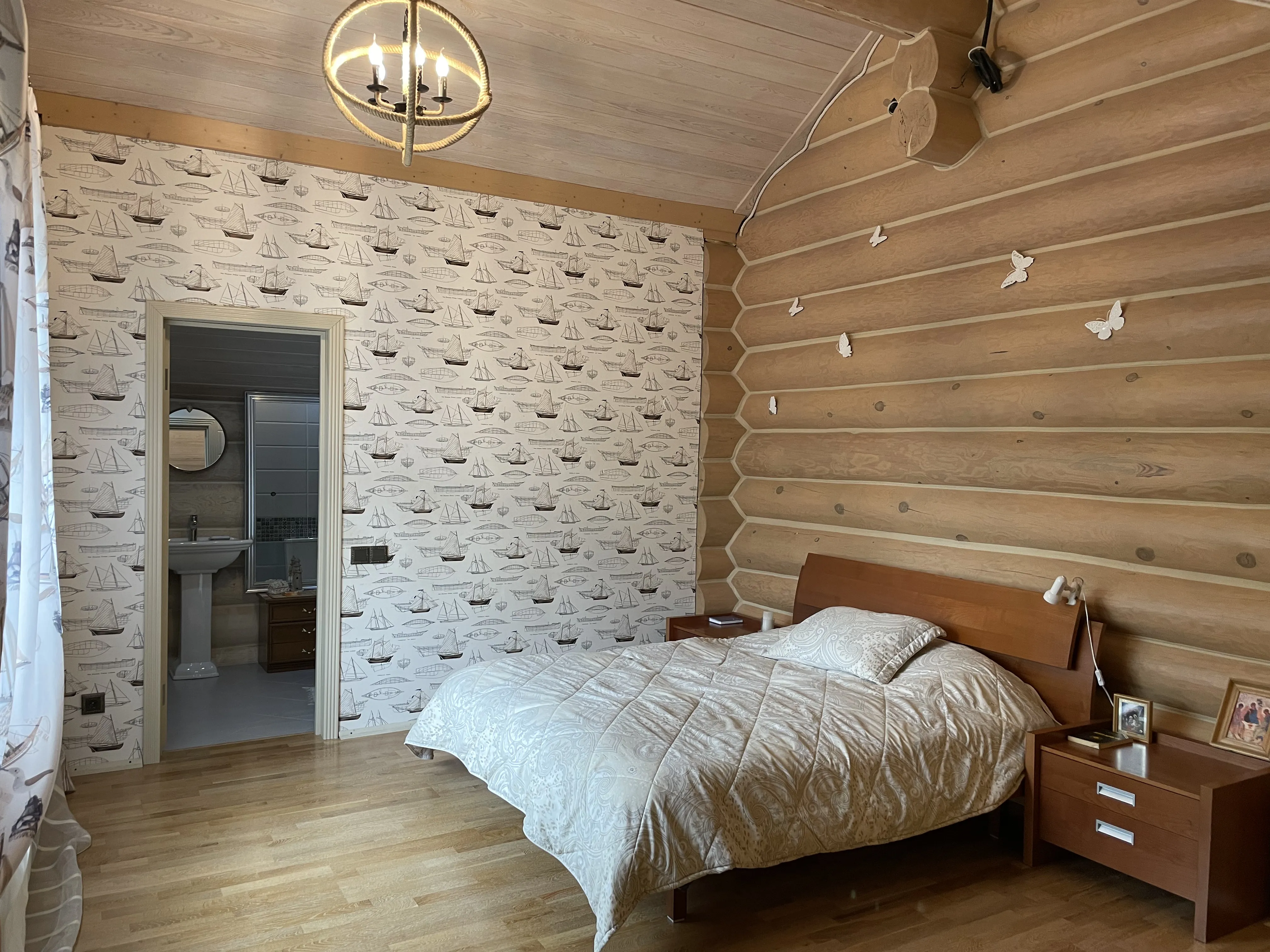 Дача в бревенчатом стиле, фото 20