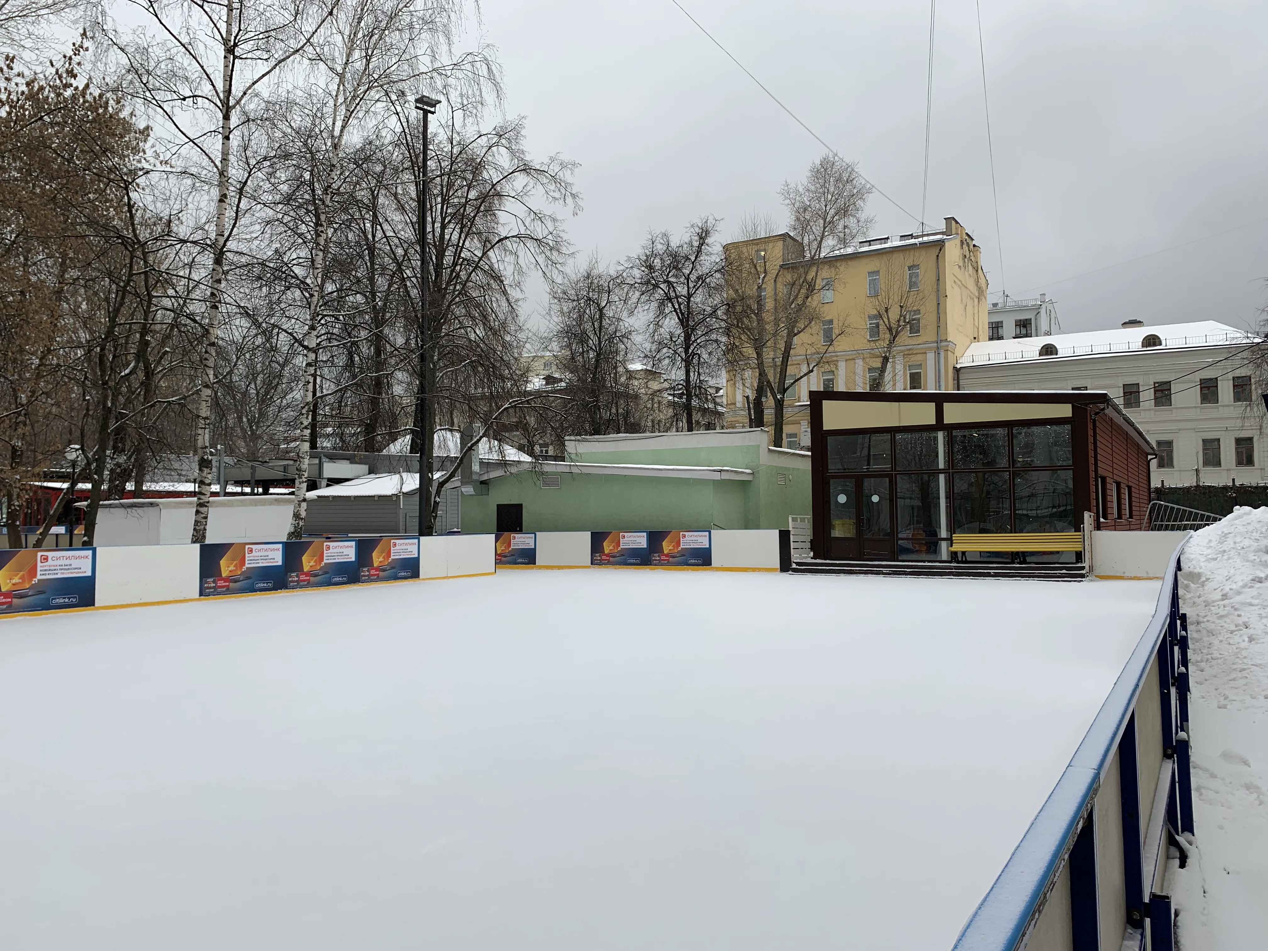 Зимний парк с катком, фото 9