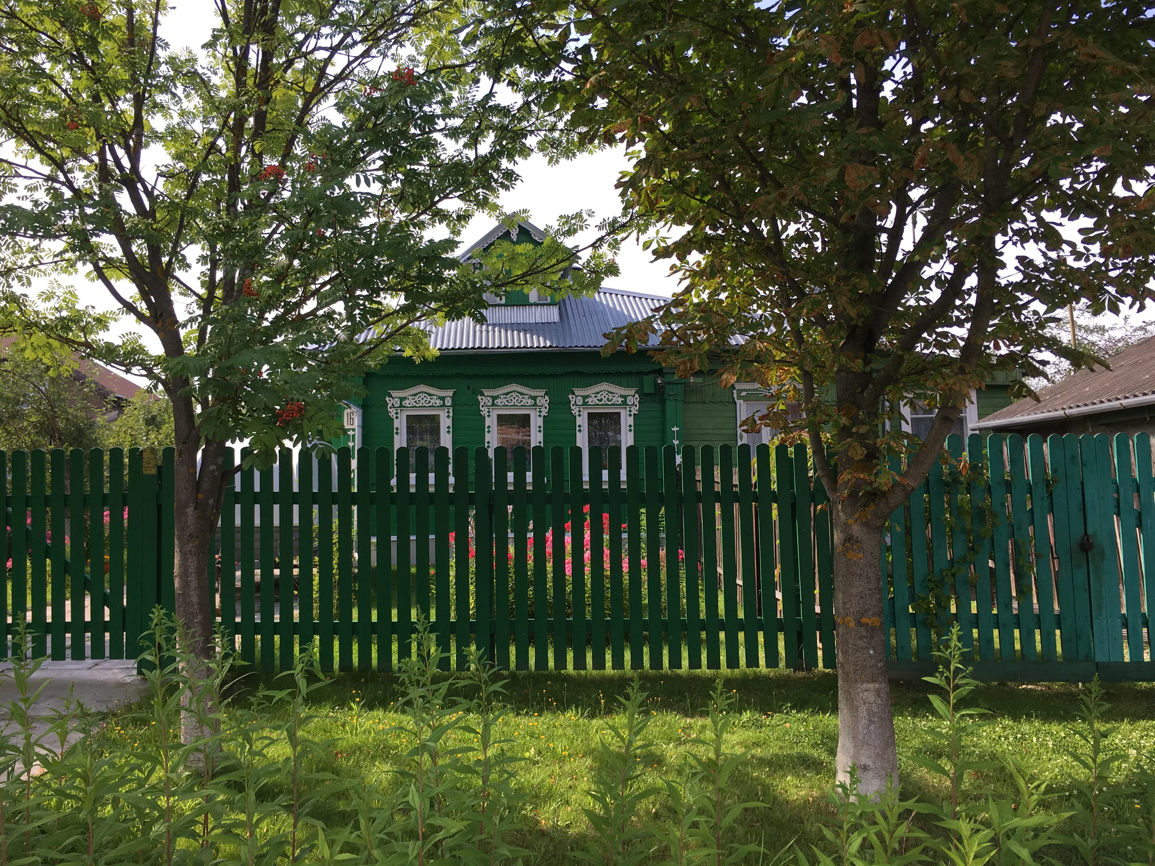Резной дом в зелени, фото 12