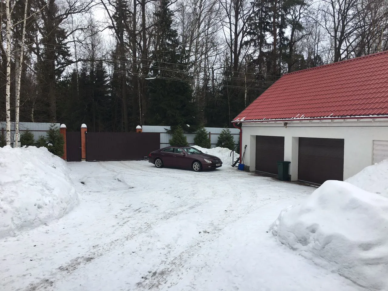 Рустик в заснеженном лесу, фото 3