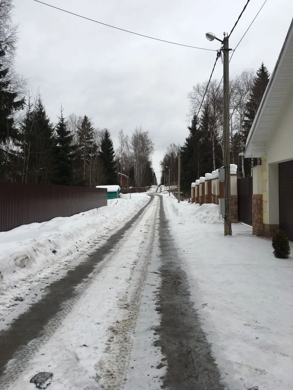 Зимний участок и лес, фото 7