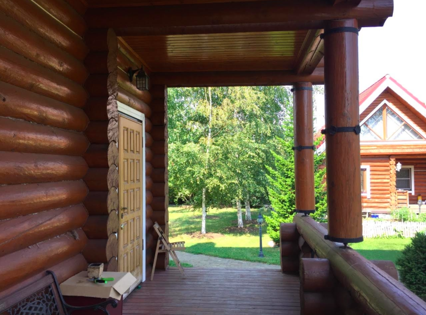 Рубленая дача в лесу, фото 16