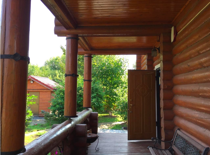 Рубленая дача в лесу, фото 18